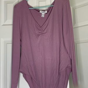 Forever21+ lavender bodysuit